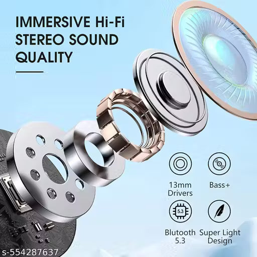 Bluetooth Headphones Earbuds with 30 hours playtime + Hair Trimmer - Combo