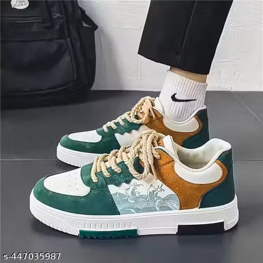 Sports Shoes for Men | Lightweight Lace-Up Mesh Running Shoes for Walking, Gym, Trekking &amp; Everyday Style
