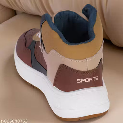 Men’s High-Top Sneakers for Casual Wear, Street Fashion, Travel &amp; Daily Use | Lace-Up Sports Shoes with Strong Grip, Breathable Canvas Upper &amp; Modern Design