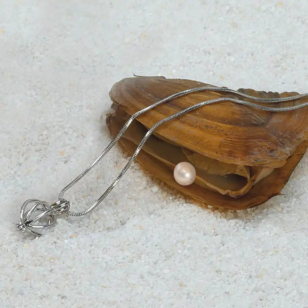 Love Wish White Pearl Kit | Pearl Pendant Necklace with Earrings &amp; Ring | Romantic Valentine Gift for Girlfriend – EliteMaart