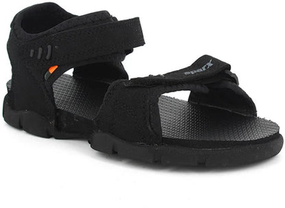 Sparx Black Sandals for Men