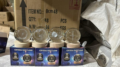 3D Crystal Lamp Ball(Assorted Design) CAMBO OFFER