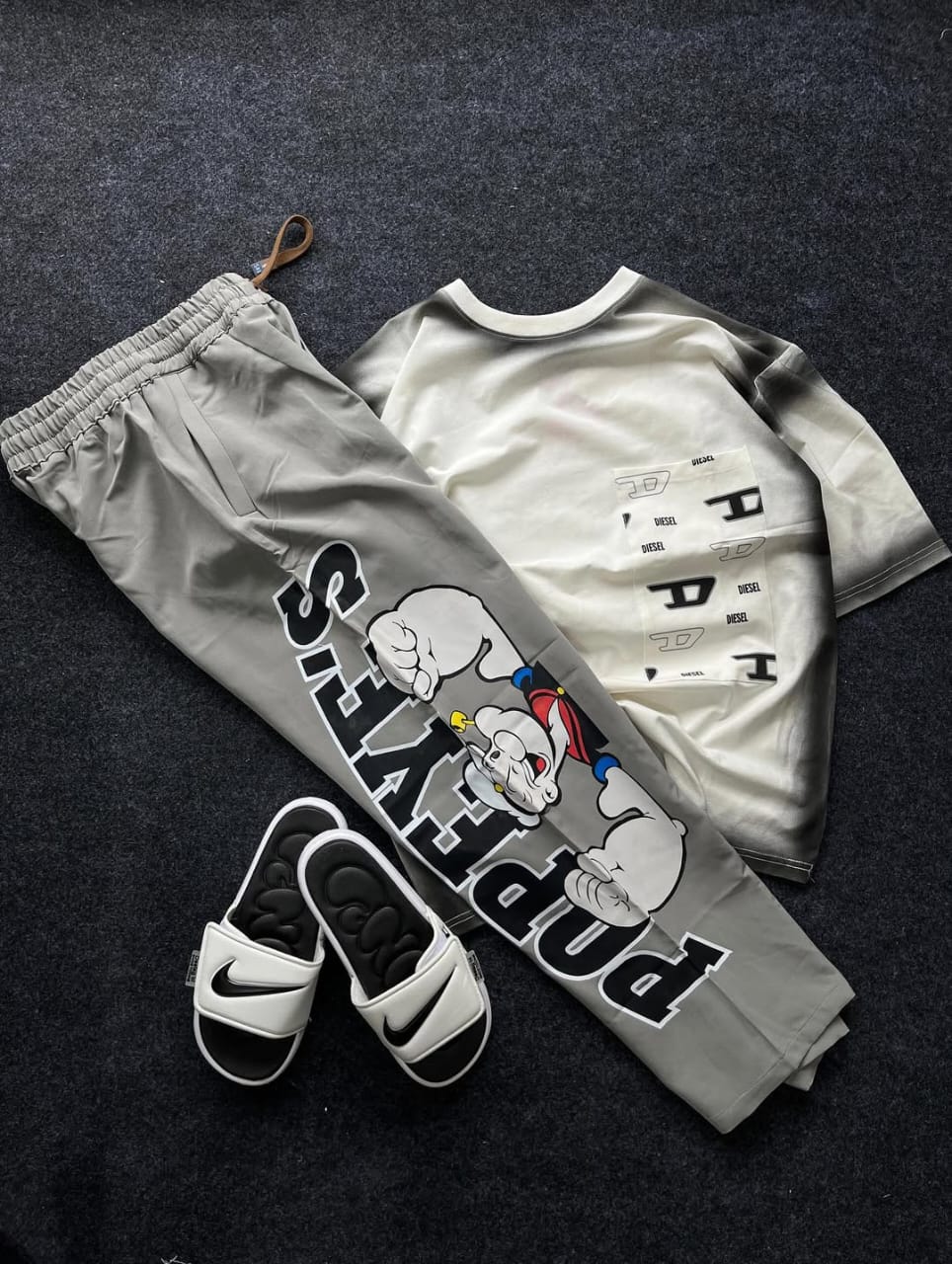Trendy Casual Outfit Combo | Sweatshirt, White Jeans, Sneakers & Accessories | ELITE MAART