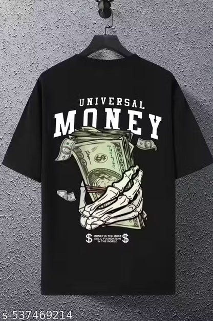 Men’s Oversized Printed T-Shirt | Cotton Blend | Short Sleeve Casual Tee