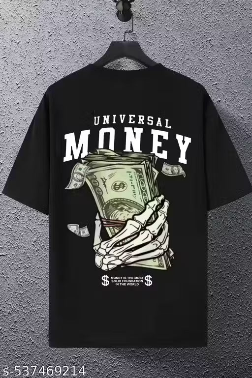 Men’s Oversized Printed T-Shirt | Cotton Blend | Short Sleeve Casual Tee