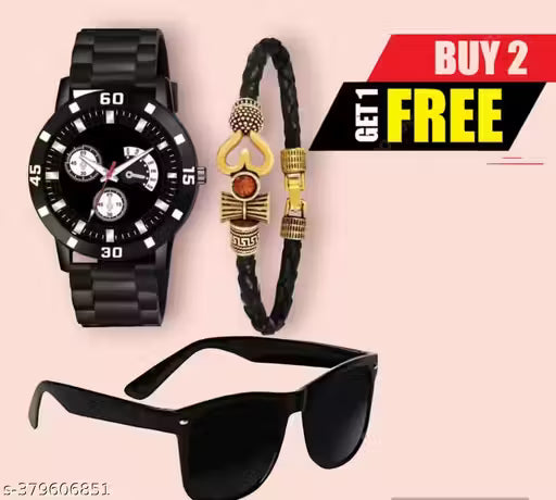 Powered Wrist Watch – Combo Pack of 3