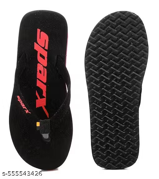 Sparx Flip Flop SFG-23 Black for Men | Lightweight Casual Slippers | Durable EVA Sole